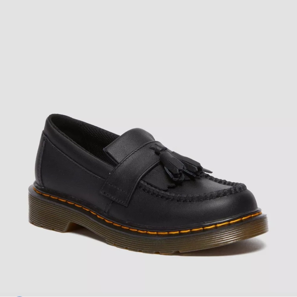 Kids Black Dr.Marten Adrian Loafer